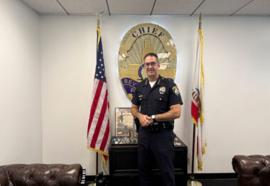 Chief of Police Max Subin in his City Hall office Photo by Jessica Ogilvie
