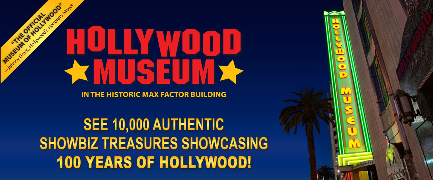 Hollywood Museum Hero Banner Digital ad 1440px x 600px