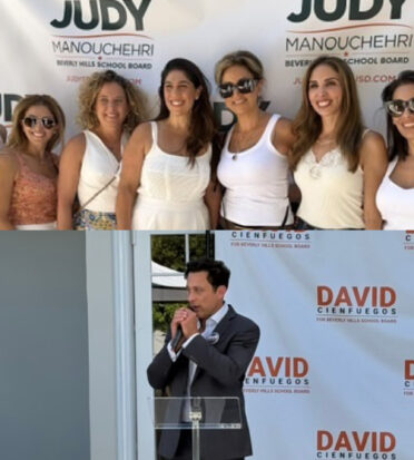 Manouchehri (above) and Cienfuegos at their kickoff events.