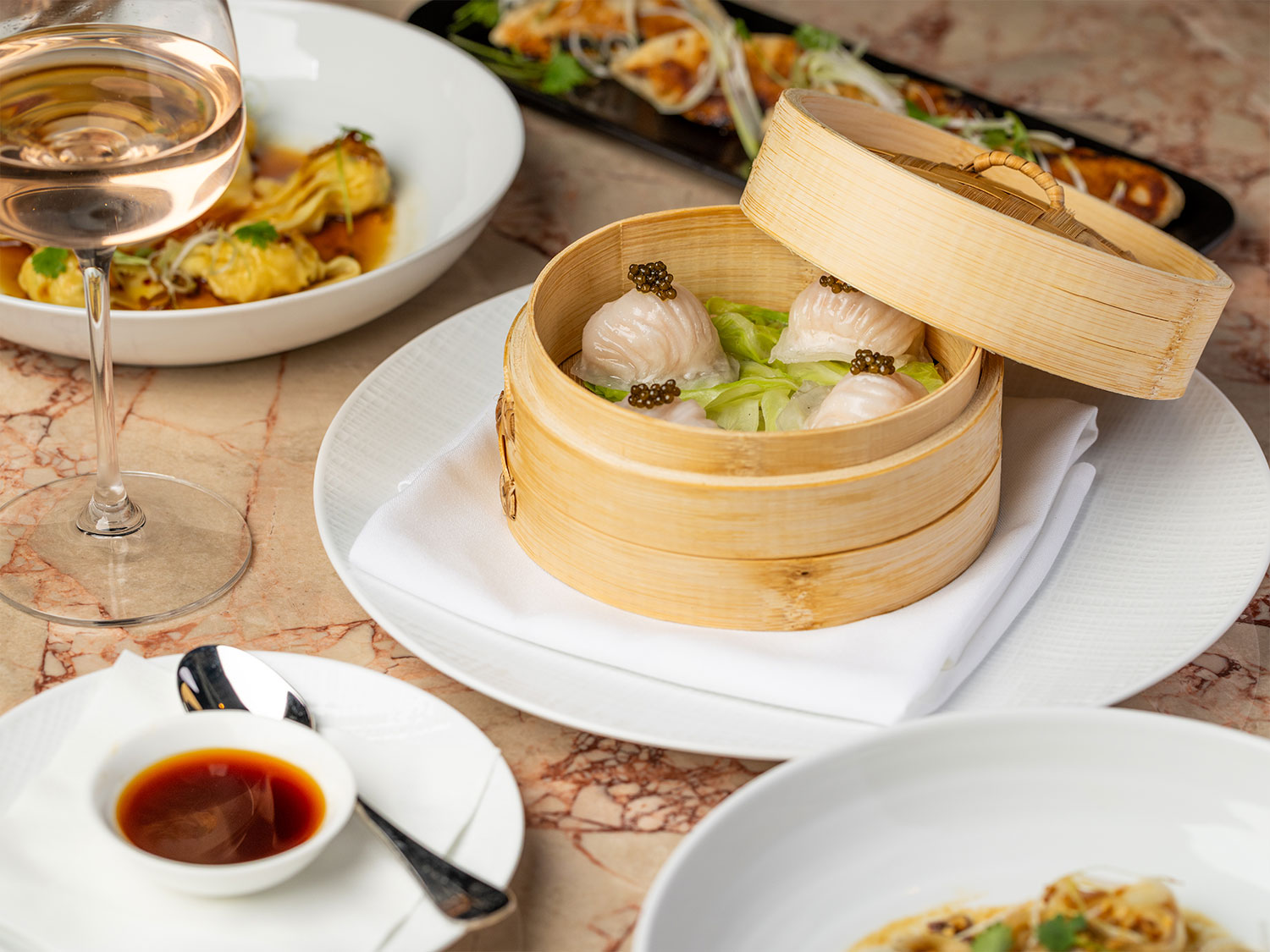 selection of dishes from gemma