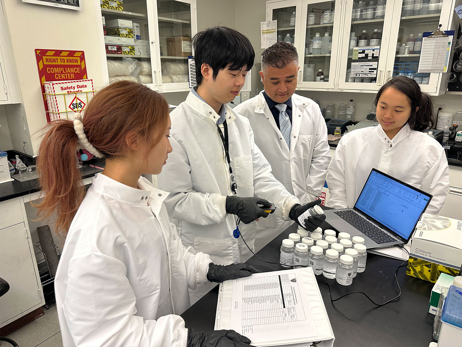 The city now operates its first state-accredited water quality laboratory.