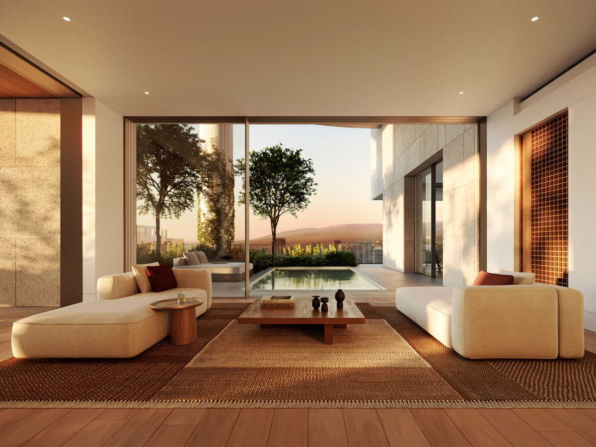 Aman Residences, Beverly Hills Rendering courtesy of Aman