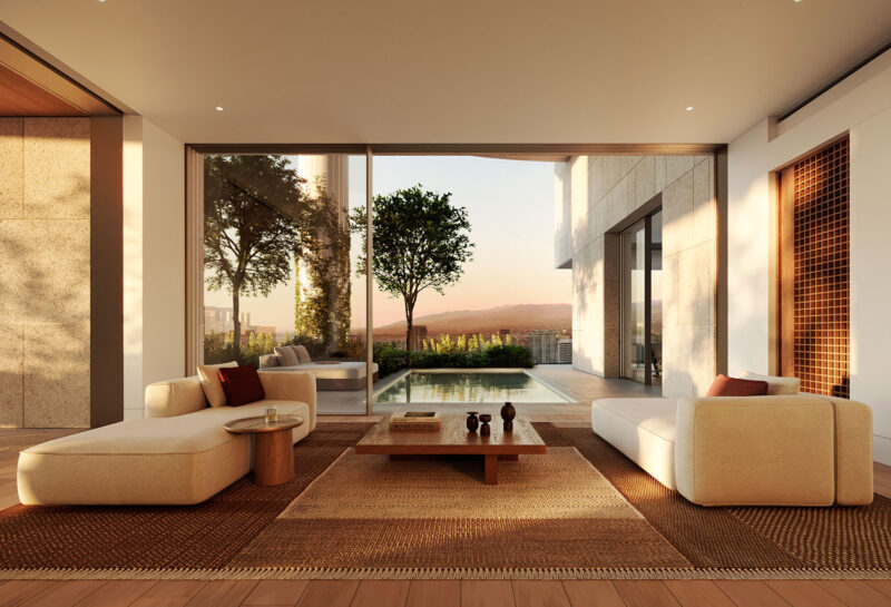 Aman Residences, Beverly Hills Rendering courtesy of Aman