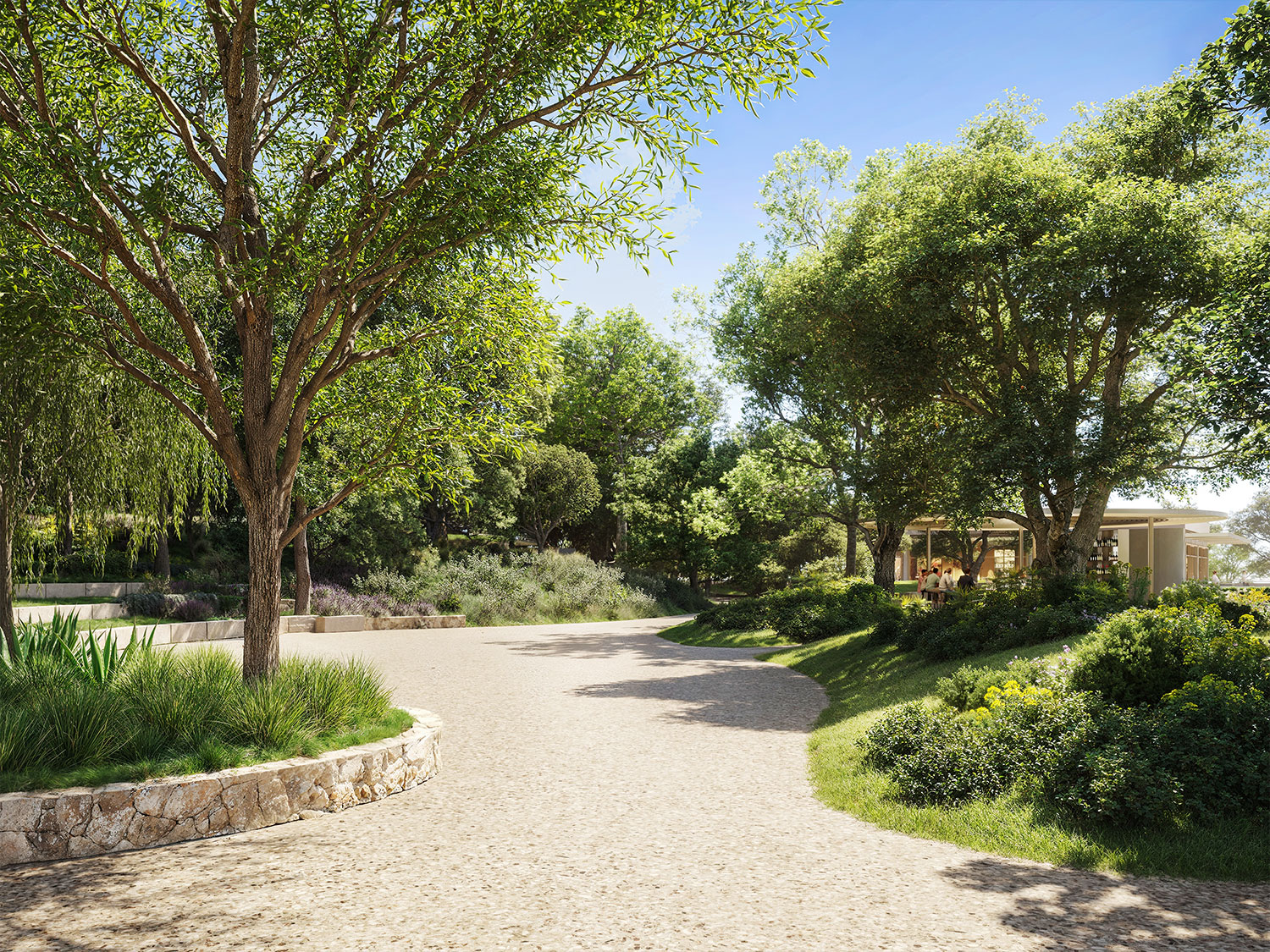 One Beverly Hills has begun the process of selecting trees for its gardens.